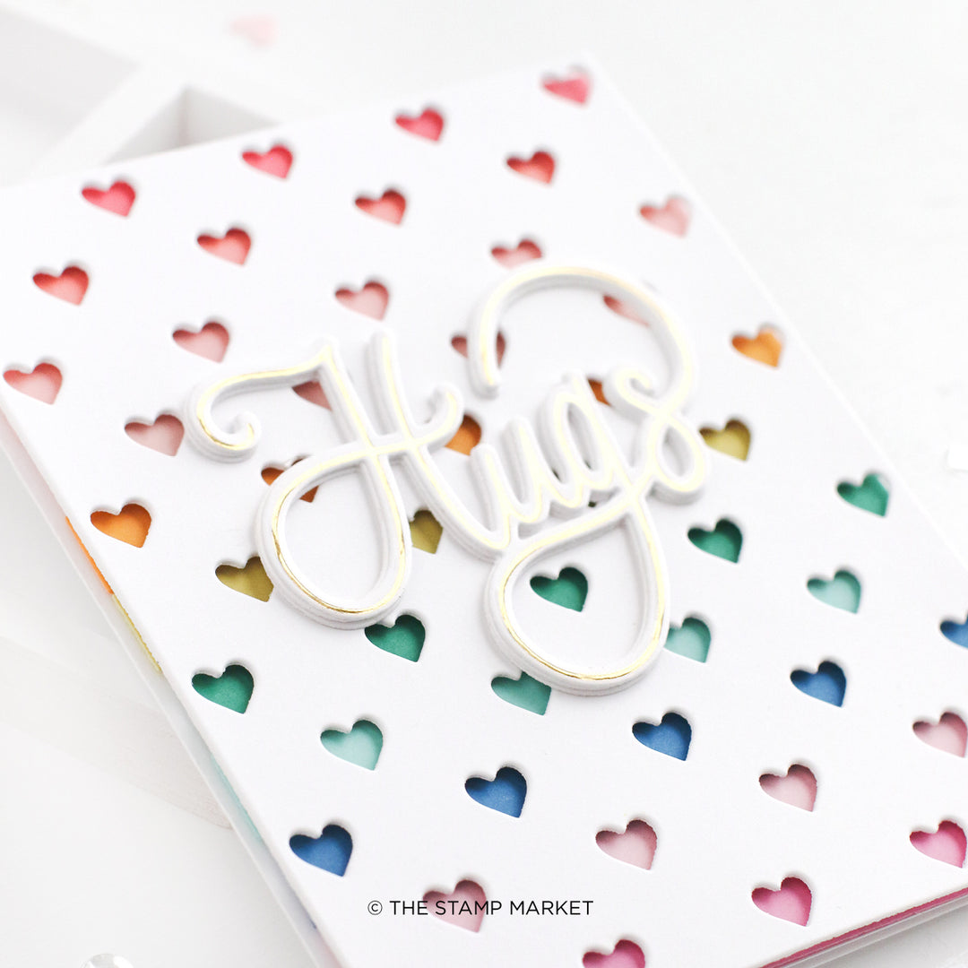 HEART N HUGS FOIL PLATE