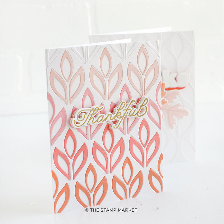 FILLED WITH THANKS STAMP