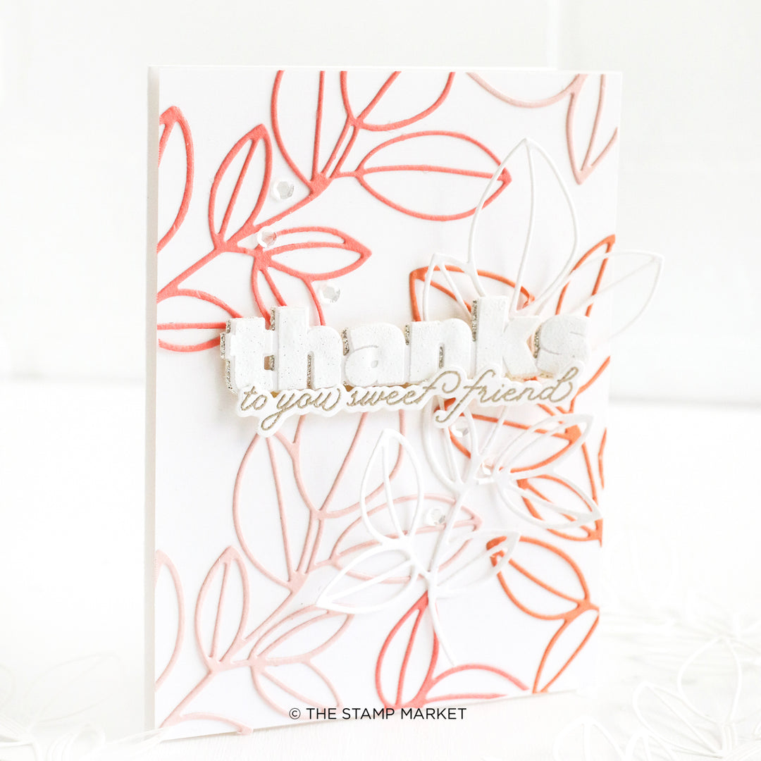 FILLED WITH THANKS STAMP