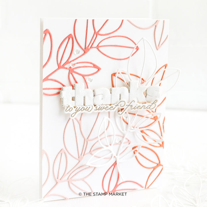 FILLED WITH THANKS STAMP