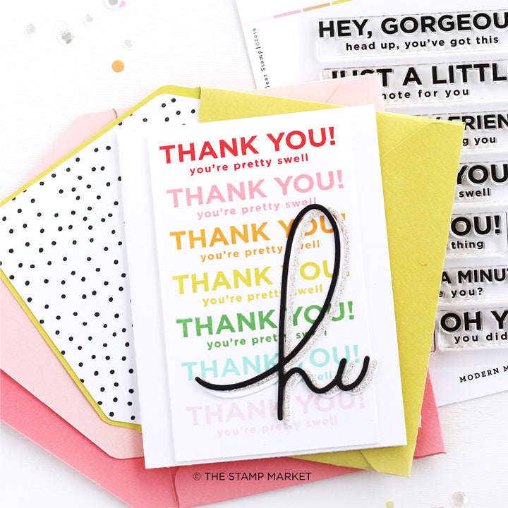 Modern Messages Stamp Set