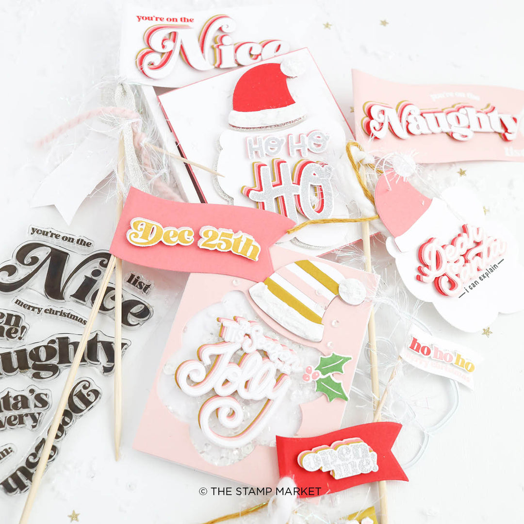NICE LIST STAMP & Die Bundle