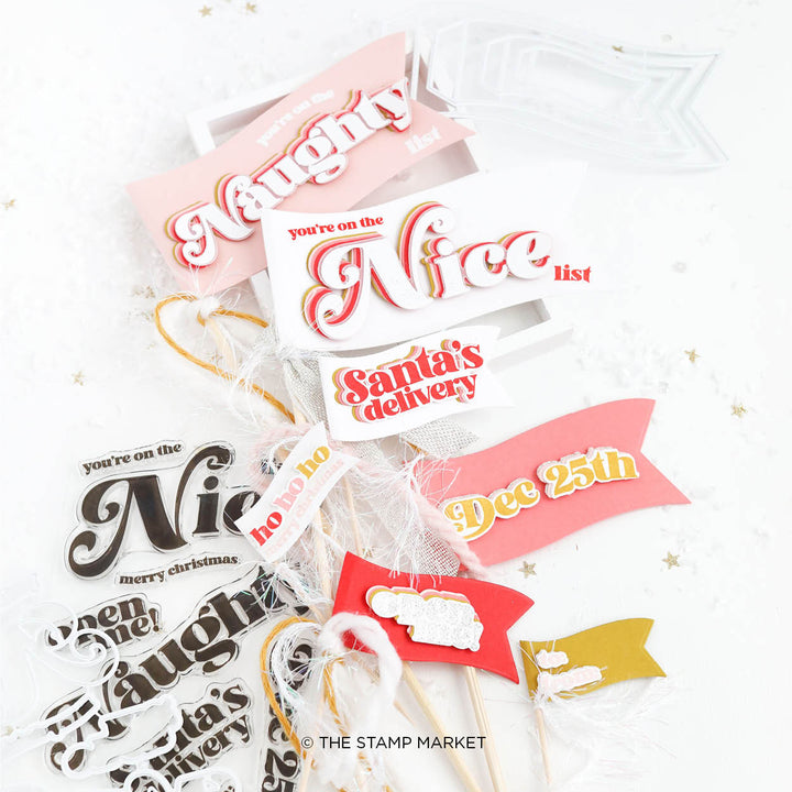 NICE LIST STAMP & Die Bundle