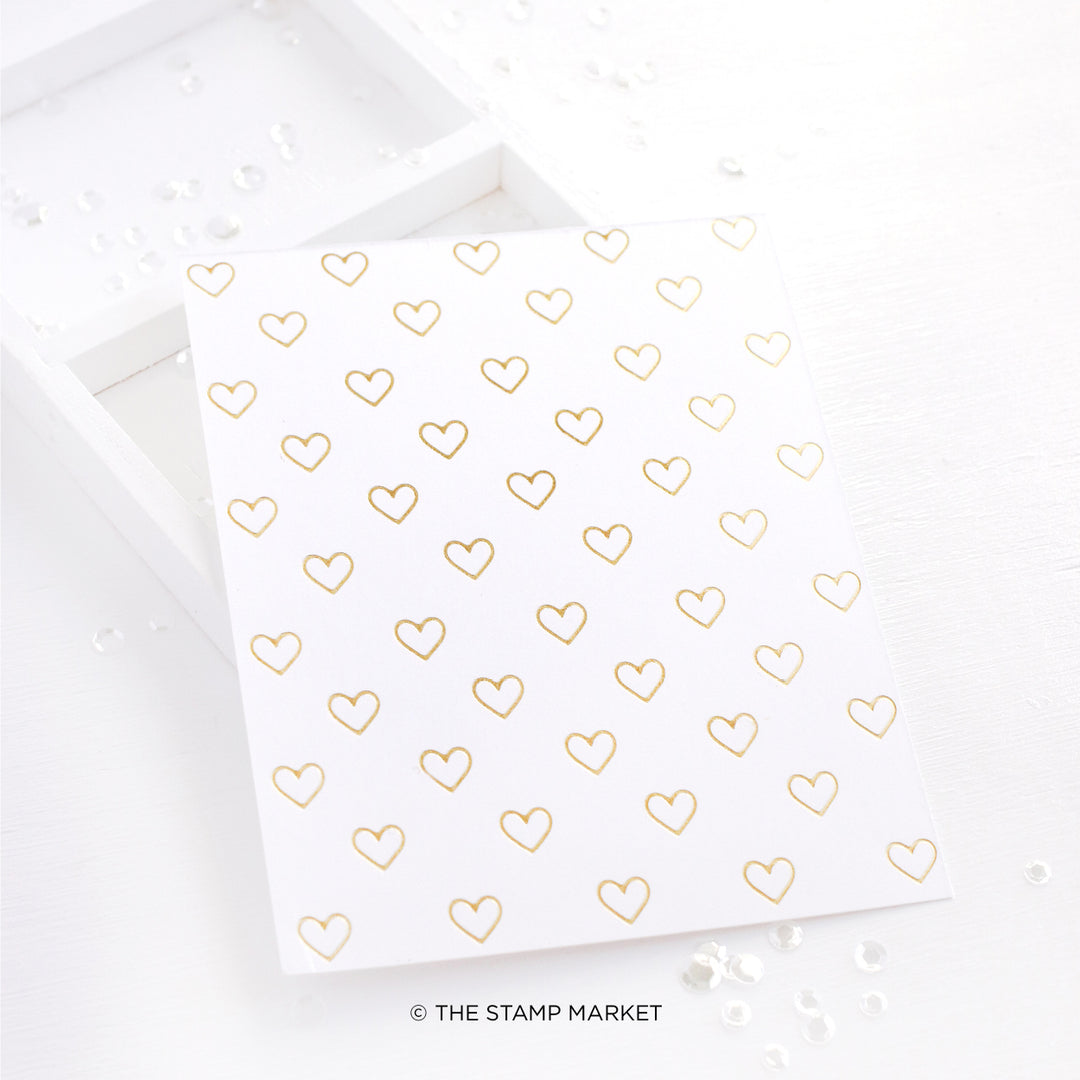 OPEN HEARTS HOT FOIL PLATE