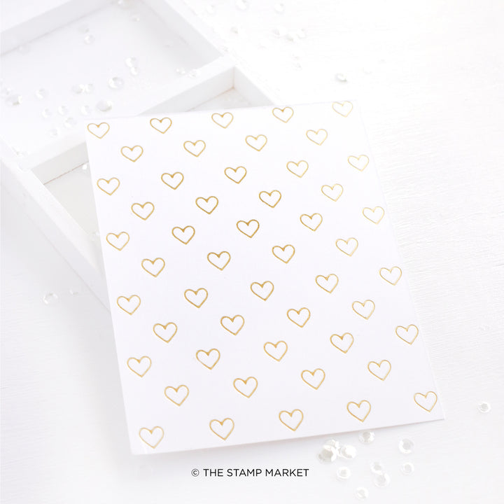 OPEN HEARTS HOT FOIL PLATE