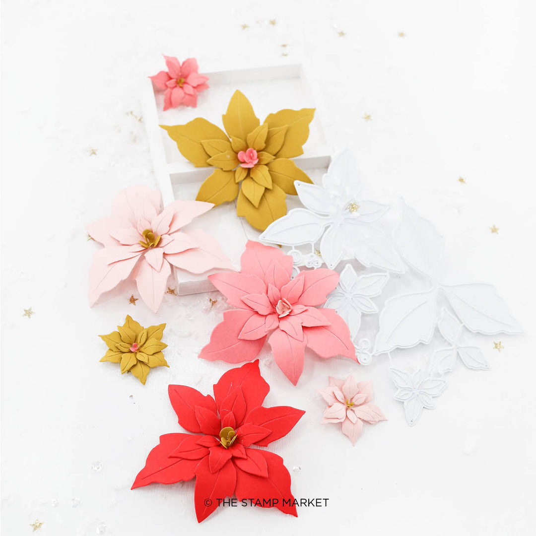 3D POINSETTIA DIE