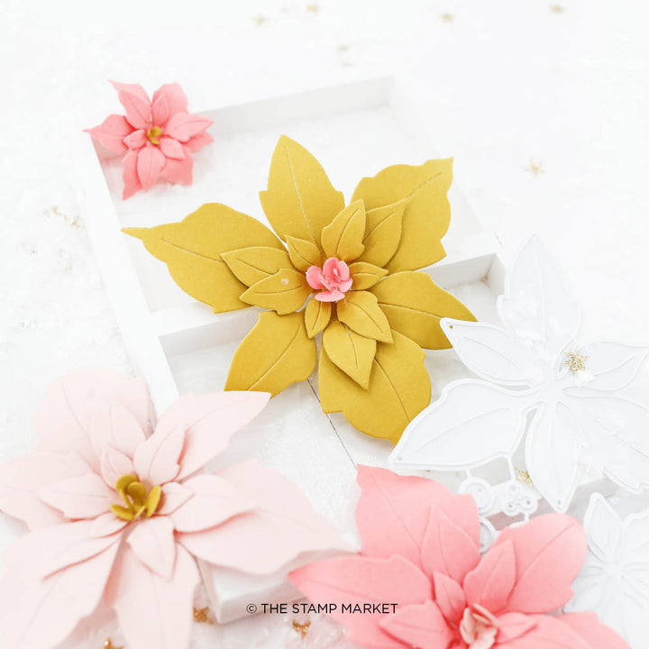 3D POINSETTIA DIE