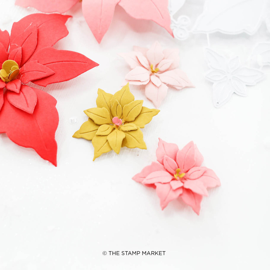 3D POINSETTIA DIE
