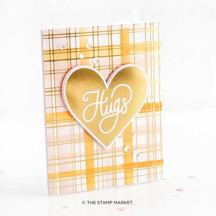 SIMPLY PLAID FOIL PLATE